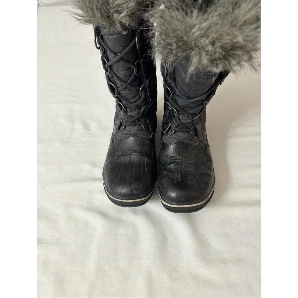 Sorel Women's TOFINO II Waterproof Boots Black US‎ Size 8 Fluffy Clean Shoes Fit